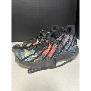 Size 8.5- Adidas Mens Dame 7 "Day of the‎ Dead" Basketball Sneaker Shoes